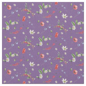 Muster der Wildblumen für Wasserfarben Stoff (Nahaufnahme)