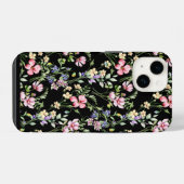 Muster der Wildblumen iPhone Hülle (Rückseite (Horizontal))