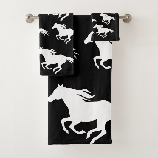 Muster der Wildpferde Badhandtuch Set (Insitu)