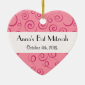 Muster der Wirbel, wirbelfarbenes Muster, Bat Mitz Keramikornament (Vorne)