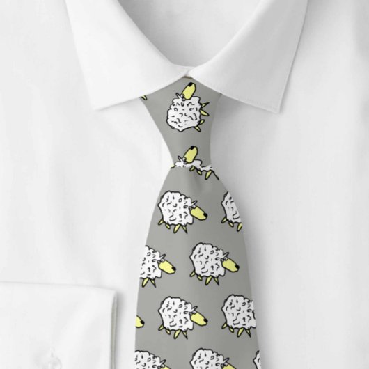 Muster der Wollschäfenkonstruktion Krawatte