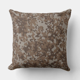 Muster der Wüstenlandschaft und Camouflage Kissen