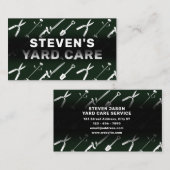 Muster der Yard-Wartungstools - Visitenkarte (Vorne/Hinten)