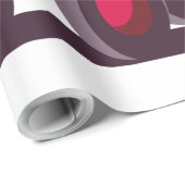 Muster der Zugmaschine (blauer Hintergrund) Geschenkpapier (Rolleneckpunkt)