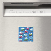 Muster der Zugmaschine (blauer Hintergrund) Magnet (In Situ (Geschirrspüler))