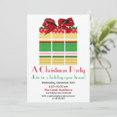 Muster derzeitige Feiertagseinladung Einladung (Stehend Vorderseite)