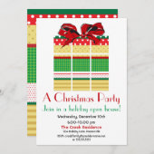 Muster derzeitige Feiertagseinladung Einladung (Vorne/Hinten)