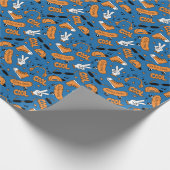 Muster des 90er-Comic Geschenkpapier (Ecke)