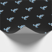 Muster des Aquarellturms Geschenkpapier (Ecke)