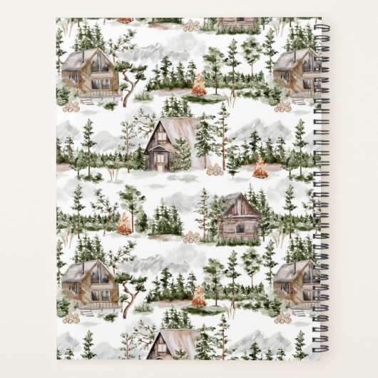 Muster des Aquarellwaldes Planer (Rückseite)