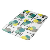 Muster des Atomalters Badematte (Schrägansicht)