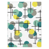 Muster des Atomalters Tischdecke (Vorderseite)