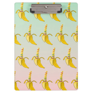 Muster des Bananen-Gay Pride-Symbolismus Klemmbrett