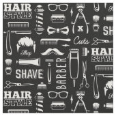 Muster des Barber Shop Stoff (Nahaufnahme)