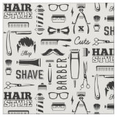 Muster des Barber Shop Stoff (Nahaufnahme)
