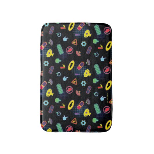 Muster des Batwheels™-Symbol Badematte (Vorderseite Vertikal)