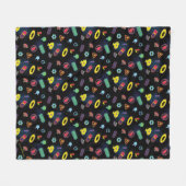 Muster des Batwheels™-Symbol Fleecedecke (Vorderseite (Horizontal))