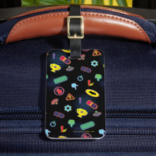 Muster des Batwheels™-Symbol Gepäckanhänger