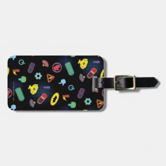 Muster des Batwheels™-Symbol Gepäckanhänger (Vorderseite horizontal)