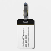 Muster des Batwheels™-Symbol Gepäckanhänger (Rückseite vertikal)