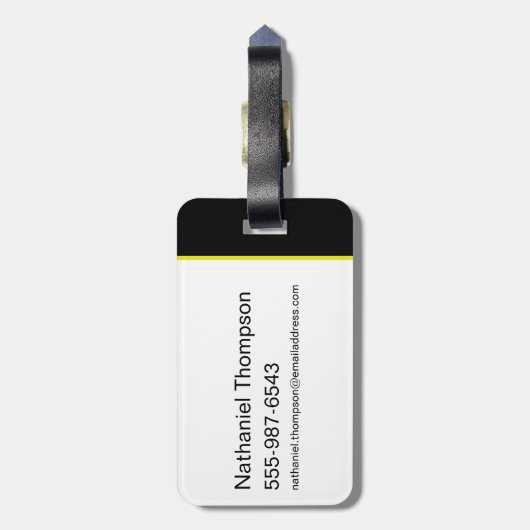 Muster des Batwheels™-Symbol Gepäckanhänger (Rückseite vertikal)