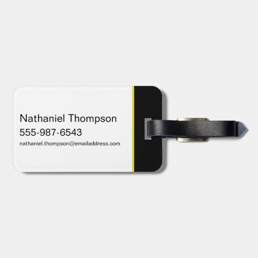 Muster des Batwheels™-Symbol Gepäckanhänger (Rückseite horizontal)