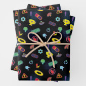 Muster des Batwheels™-Symbol Geschenkpapier Set (Beispiel)