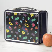 Muster des Batwheels™-Symbol Metall Brotdose (Beispiel)