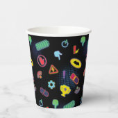 Muster des Batwheels™-Symbol Pappbecher (Links)