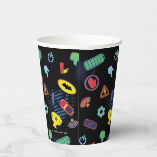 Muster des Batwheels™-Symbol Pappbecher (Rechts)