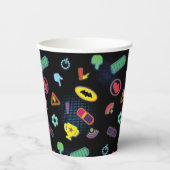 Muster des Batwheels™-Symbol Pappbecher (Vorderseite)