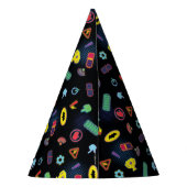 Muster des Batwheels™-Symbol Partyhütchen (Rückseite)