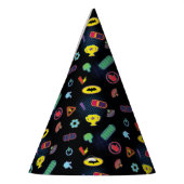 Muster des Batwheels™-Symbol Partyhütchen (Links)