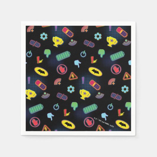 Muster des Batwheels™-Symbol Serviette (Vorderseite)