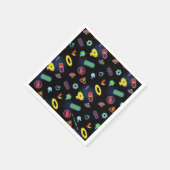 Muster des Batwheels™-Symbol Serviette (Ecke)