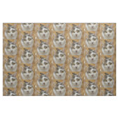 Muster des benutzerdefinierten Fotos für Hunde Stoff (Fat Quarter (45,7 x 55,9 cm))