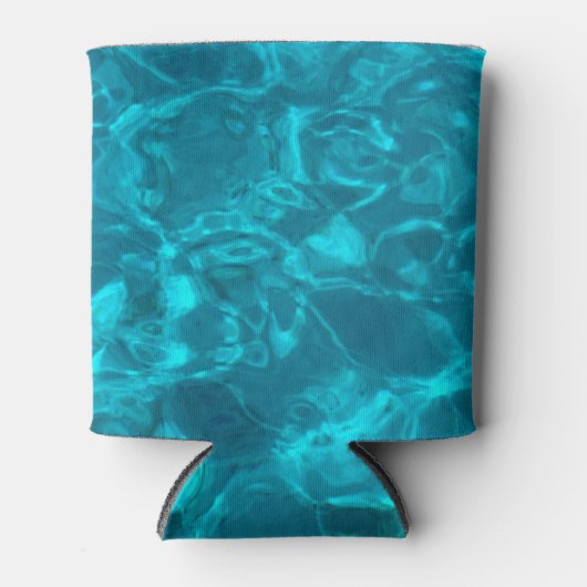 Muster des blauen Ozeans, Blick aufs Meer Liebhabe Dosenkühler (Vorderseite)