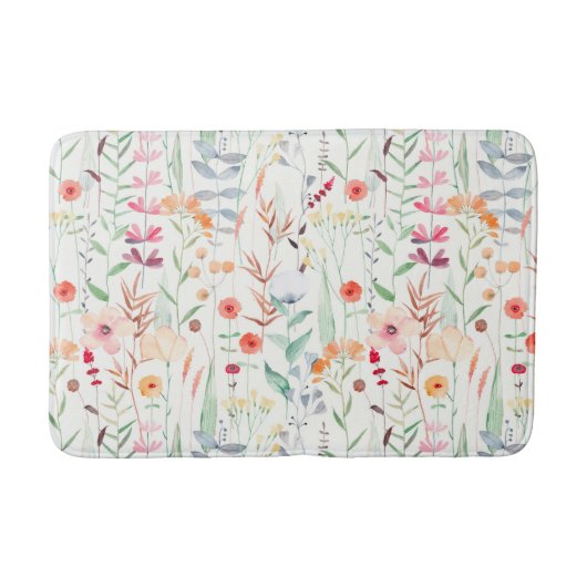 Muster des Blumengartens Badematte (Vorderseite)