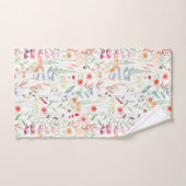 Muster des Blumengartens Badhandtuch Set (Handtuch)