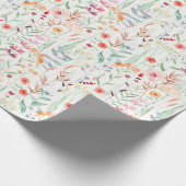 Muster des Blumengartens Geschenkpapier (Ecke)