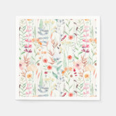 Muster des Blumengartens Serviette (Vorderseite)