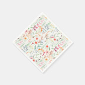 Muster des Blumengartens Serviette (Ecke)