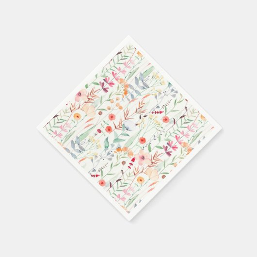 Muster des Blumengartens Serviette (Ecke)