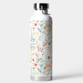 Muster des Blumengartens Trinkflasche (links)