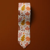 Muster des botanischen Blätter Herbst Krawatte