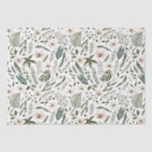 Muster des botanischen Gartens Seidenpapier (Vorderseite)