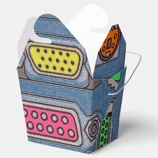 Muster des Computergraben-Ausgangs-Vorzugssymbols Geschenkschachtel (Geöffnet)