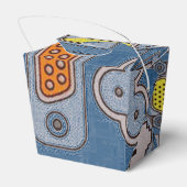 Muster des Computergraben-Ausgangs-Vorzugssymbols Geschenkschachtel (Rückseite)