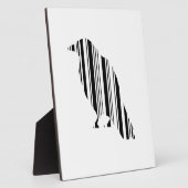 Muster des Crow-Bar-Code-Vogelmusters Fotoplatte (Seite)