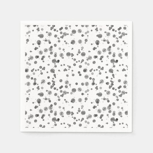 Muster des Dalmatiners für Wasserfarben Serviette (Vorderseite)